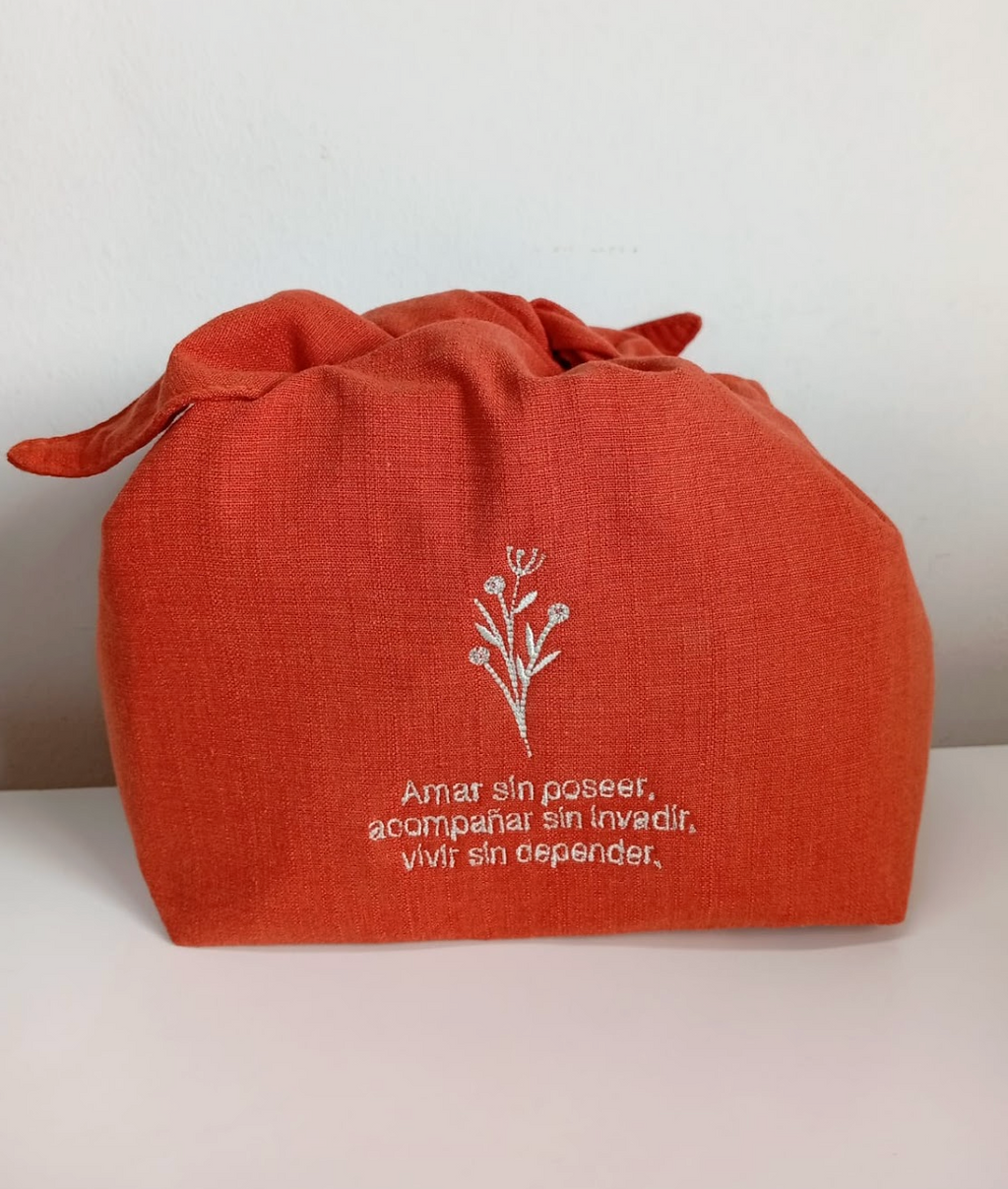 Saquito MÁGICO Tortillero - Bordado con Logotipo - Tortillas calientes hasta +45 minutos y en el refrigerador +12 días frescas. (PRECIO POR PIEZA)
