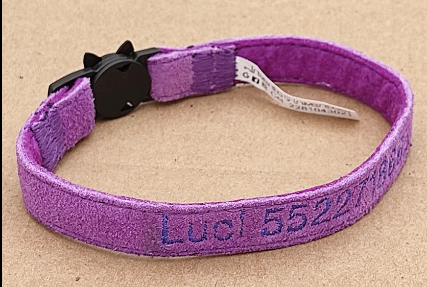 Collar Gamuza Gato