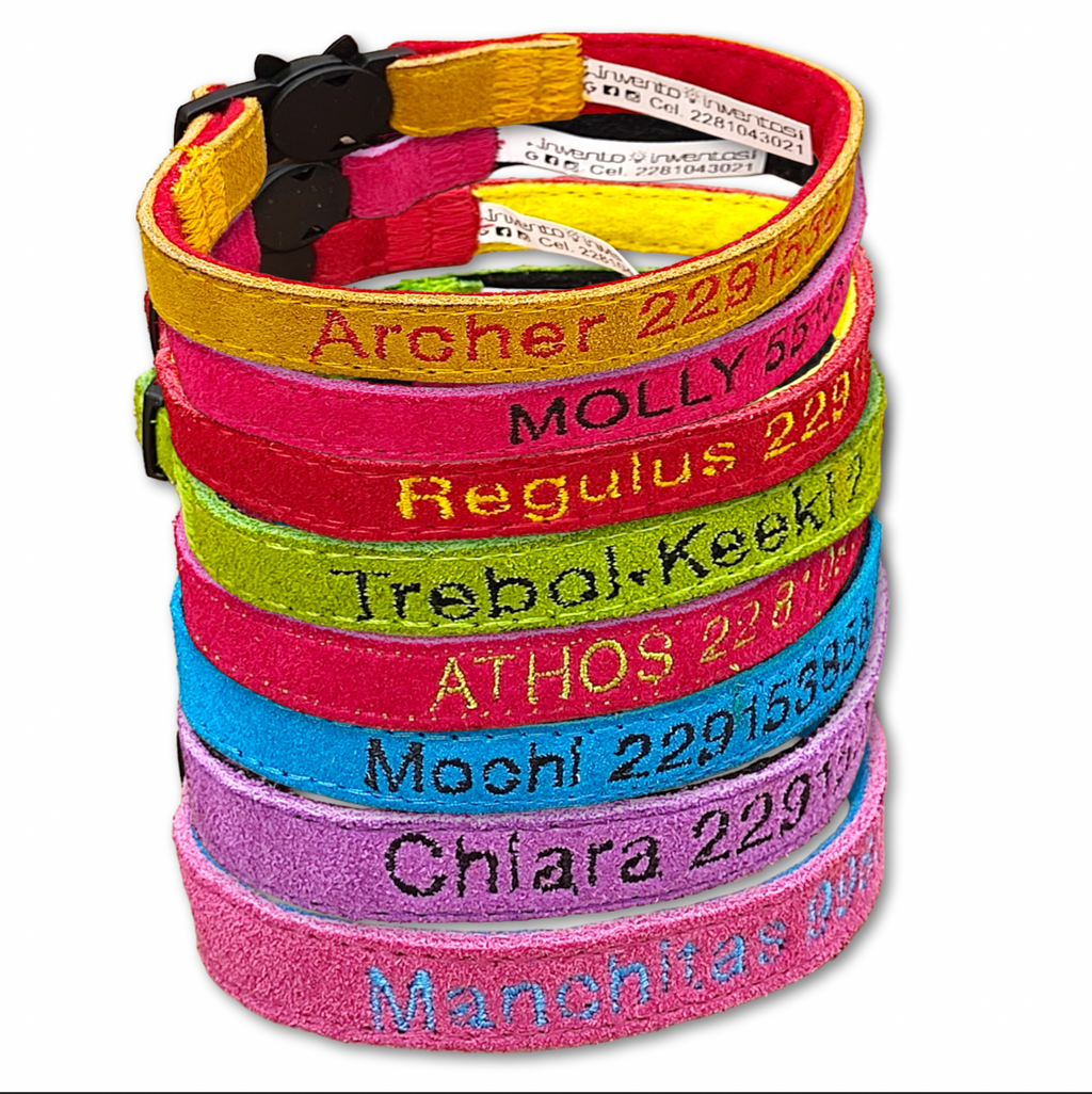 Collar Gamuza Gato