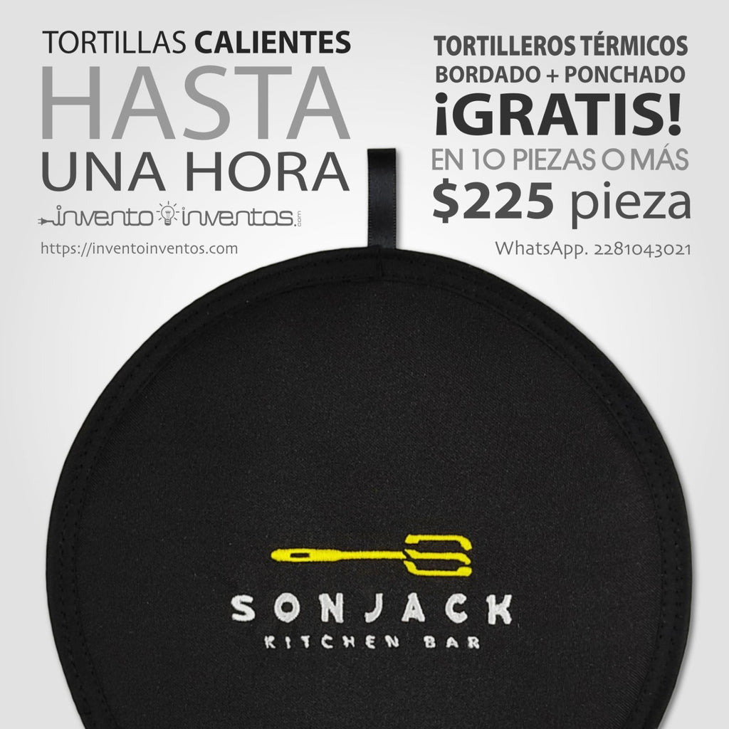 Tortillero Térmico Personalizado (PRECIO POR PIEZA)