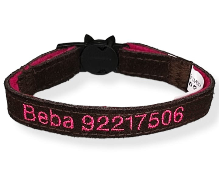 Collar Gamuza Gato